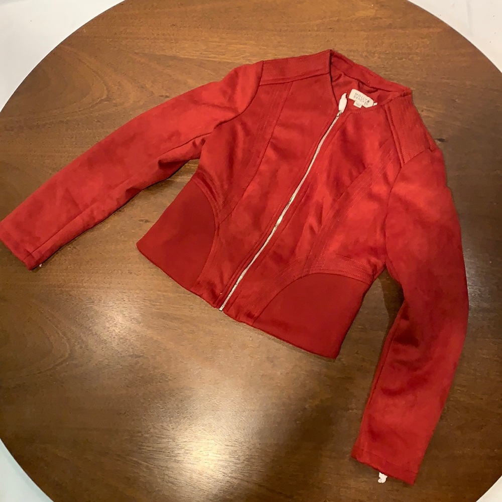 Faux Suede Jacket